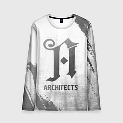Лонгслив мужской Architects - white gradient, цвет: 3D-принт