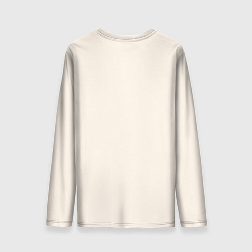 Мужской лонгслив У меня тут кот вместо надписи / 3D-принт – фото 2