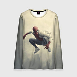 Лонгслив мужской Человек паук в прыжке, цвет: 3D-принт