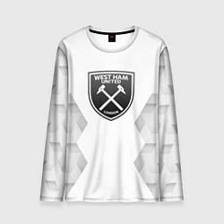 Мужской лонгслив West Ham white poly