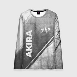 Лонгслив мужской Akira - grey gradient вертикально, цвет: 3D-принт