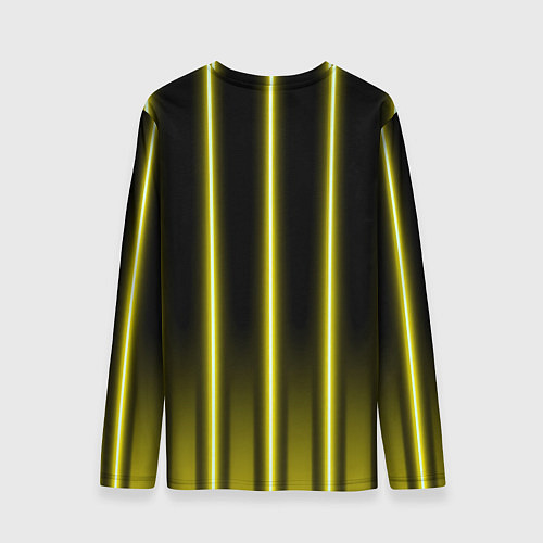 Мужской лонгслив Neon yellow / 3D-принт – фото 2