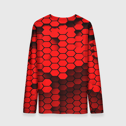 Мужской лонгслив BMW карбоновая абстракция / 3D-принт – фото 2