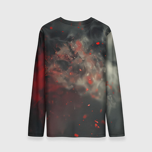 Мужской лонгслив Black Spider-man / 3D-принт – фото 2