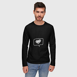 Лонгслив мужской Cердешко, цвет: 3D-принт — фото 2