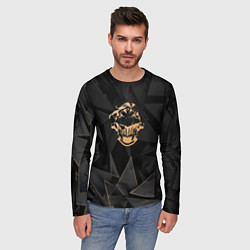 Лонгслив мужской Goblin Slayer golden poly, цвет: 3D-принт — фото 2