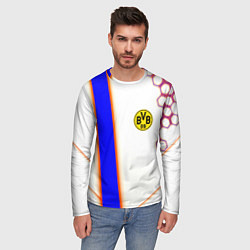 Лонгслив мужской Borussia geometry sport, цвет: 3D-принт — фото 2