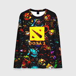 Лонгслив мужской Dota2 персонажи, цвет: 3D-принт