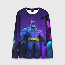 Лонгслив мужской Бэтмен объемная модель, цвет: 3D-принт