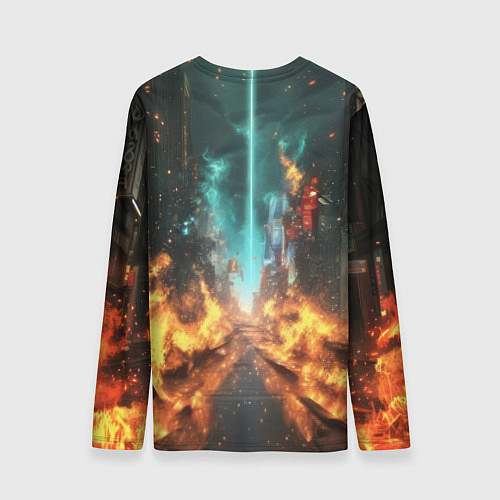 Мужской лонгслив Бэтмен эпик / 3D-принт – фото 2