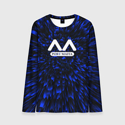 Лонгслив мужской Bungo Stray Dogs blue energy, цвет: 3D-принт