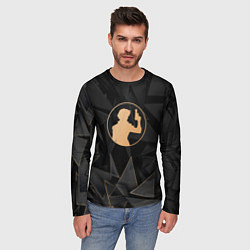 Лонгслив мужской Cowboy Bebop golden poly, цвет: 3D-принт — фото 2