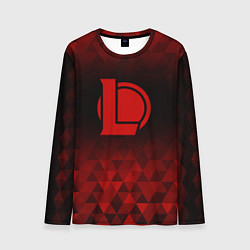Мужской лонгслив League of Legends red poly