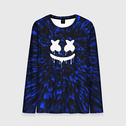 Мужской лонгслив Marshmello blue energy
