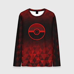 Мужской лонгслив Pokemon red poly