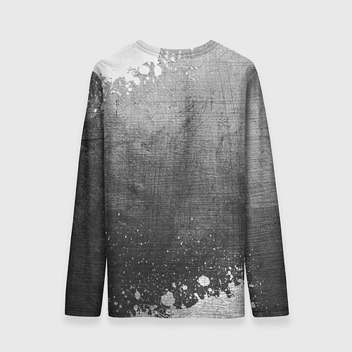 Мужской лонгслив Jaguar - grey gradient / 3D-принт – фото 2