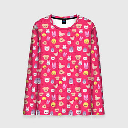Лонгслив мужской Skzoo pattern pink, цвет: 3D-принт
