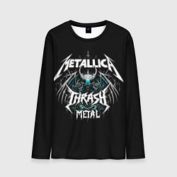 Лонгслив мужской Metallica group - thrash metal style, цвет: 3D-принт