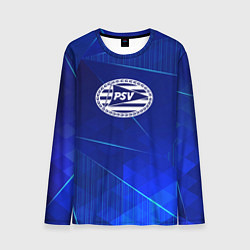 Лонгслив мужской PSV blue poly, цвет: 3D-принт