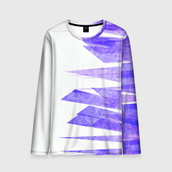 Лонгслив мужской Color white purple, цвет: 3D-принт
