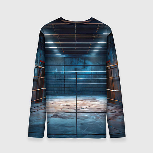 Мужской лонгслив Бойцовский спортзал / 3D-принт – фото 2