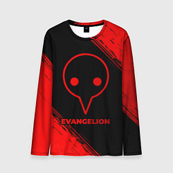 Лонгслив мужской Evangelion - red gradient, цвет: 3D-принт