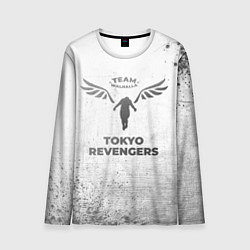 Мужской лонгслив Tokyo Revengers - white gradient