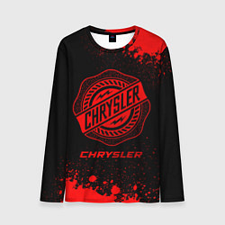 Лонгслив мужской Chrysler - red gradient, цвет: 3D-принт