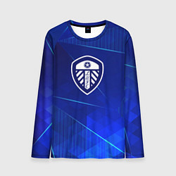 Мужской лонгслив Leeds United blue poly