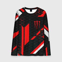 Мужской лонгслив Monster energy sport geometry