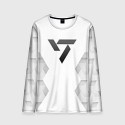 Мужской лонгслив Seventeen white poly