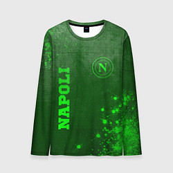 Лонгслив мужской Napoli - green gradient вертикально, цвет: 3D-принт
