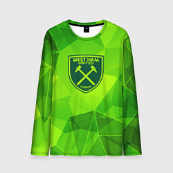Мужской лонгслив West Ham green poly
