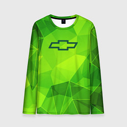 Мужской лонгслив Chevrolet green poly