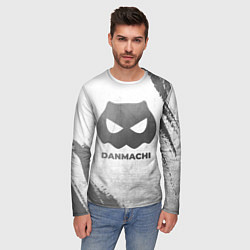 Лонгслив мужской DanMachi - white gradient, цвет: 3D-принт — фото 2