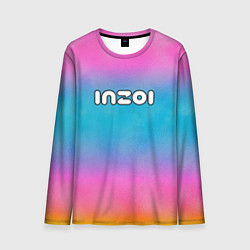 Мужской лонгслив Inzoi розово-голубой фон