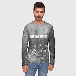 Лонгслив мужской Berserk - grey gradient посередине, цвет: 3D-принт — фото 2