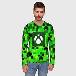 Лонгслив мужской Minecraft xbox, цвет: 3D-принт — фото 2