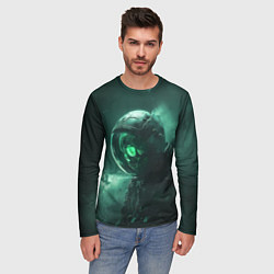 Лонгслив мужской Космический скелет, цвет: 3D-принт — фото 2
