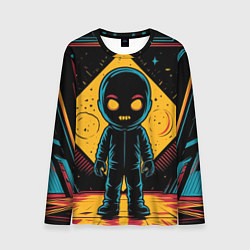 Мужской лонгслив Недовольный инопланетянин