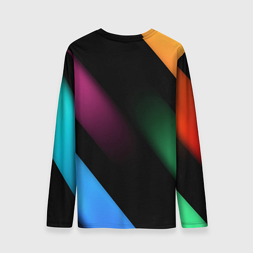 Мужской лонгслив Multicoloured / 3D-принт – фото 2