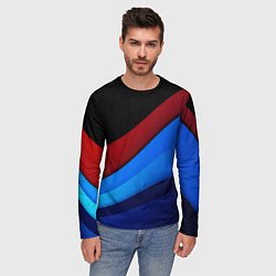 Лонгслив мужской Multicoloured, цвет: 3D-принт — фото 2