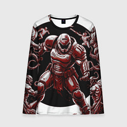 Мужской лонгслив Doom red guardian