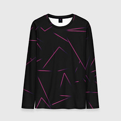 Лонгслив мужской Color pink line, цвет: 3D-принт