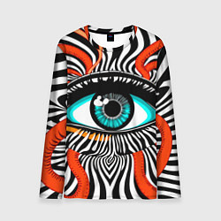 Лонгслив мужской Глаз, цвет: 3D-принт