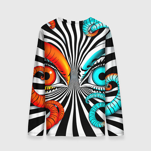 Мужской лонгслив Глаз и щупальца / 3D-принт – фото 2