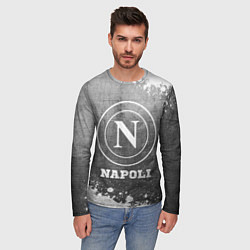 Лонгслив мужской Napoli - grey gradient, цвет: 3D-принт — фото 2