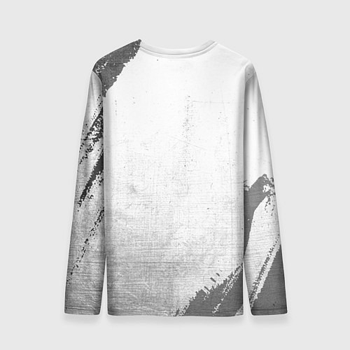 Мужской лонгслив Iron Maiden - white gradient / 3D-принт – фото 2