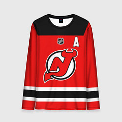 Лонгслив мужской Ковальчук - Нью Джерси Девилз, цвет: 3D-принт