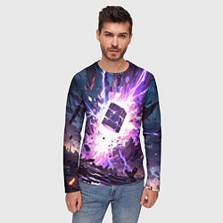Лонгслив мужской Магический куб, цвет: 3D-принт — фото 2